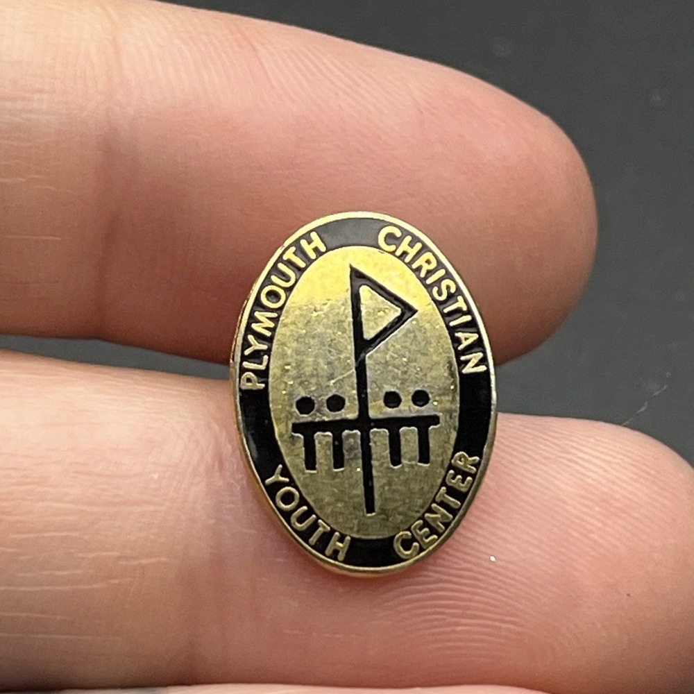 Plymouth Christian Youth Center Lapel Hat Pin